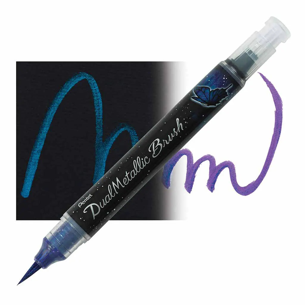 Dual Metallic Brush Pen