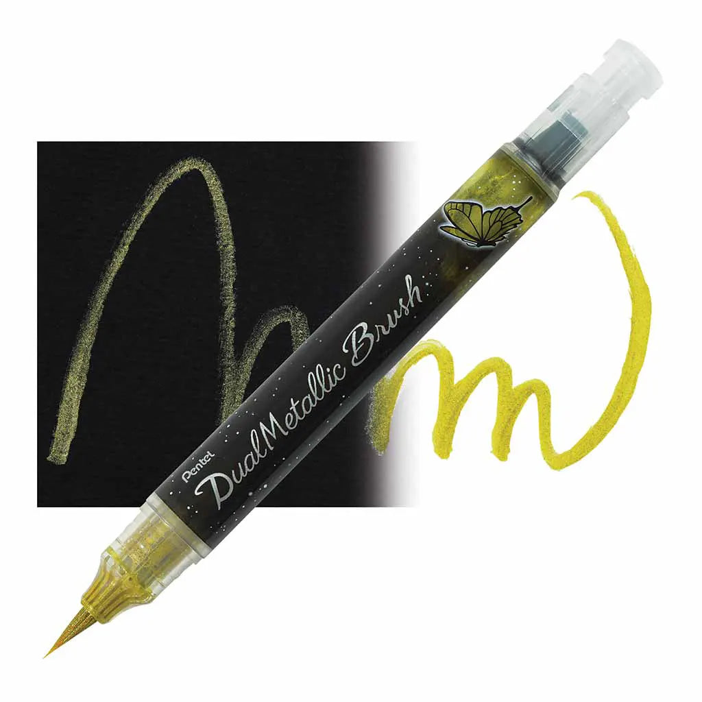 Dual Metallic Brush Pen