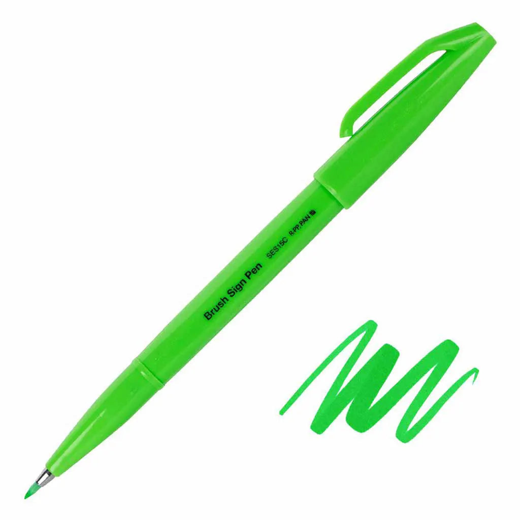 Sign Pen Brush Tip Fluorescent