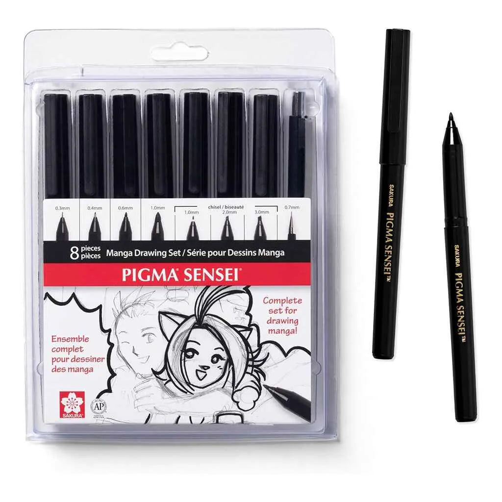 Sakura Pigma Sensei Manga Drawing Kit, 8pc