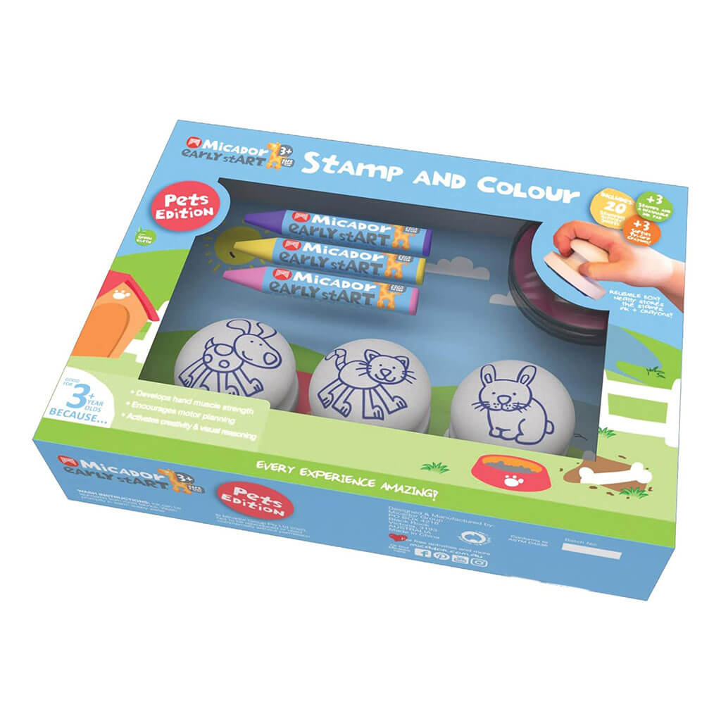 Early Start Stamp &amp; Color Mini Pets