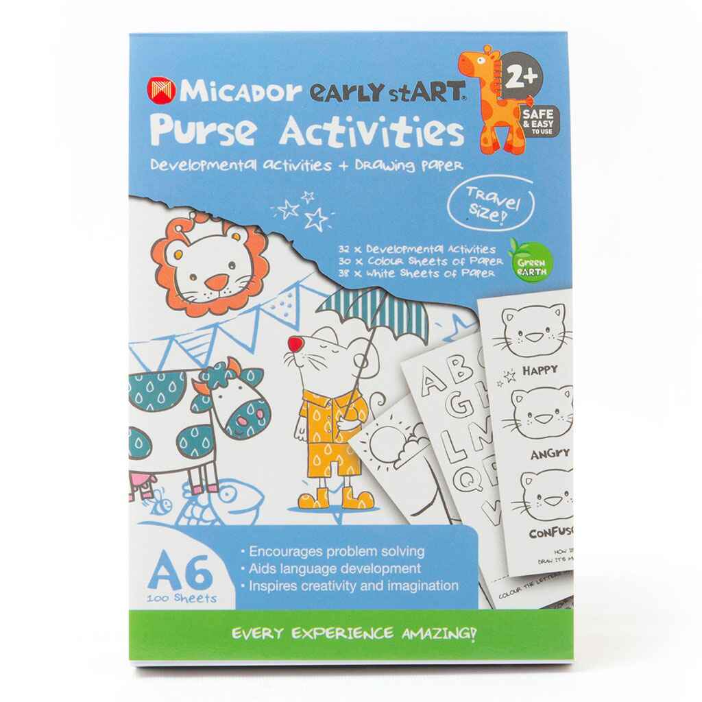 Early Start Purse Activits Pad 12pc Pop