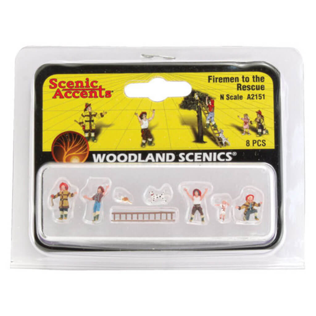 N Scale Firemen To The Rescue