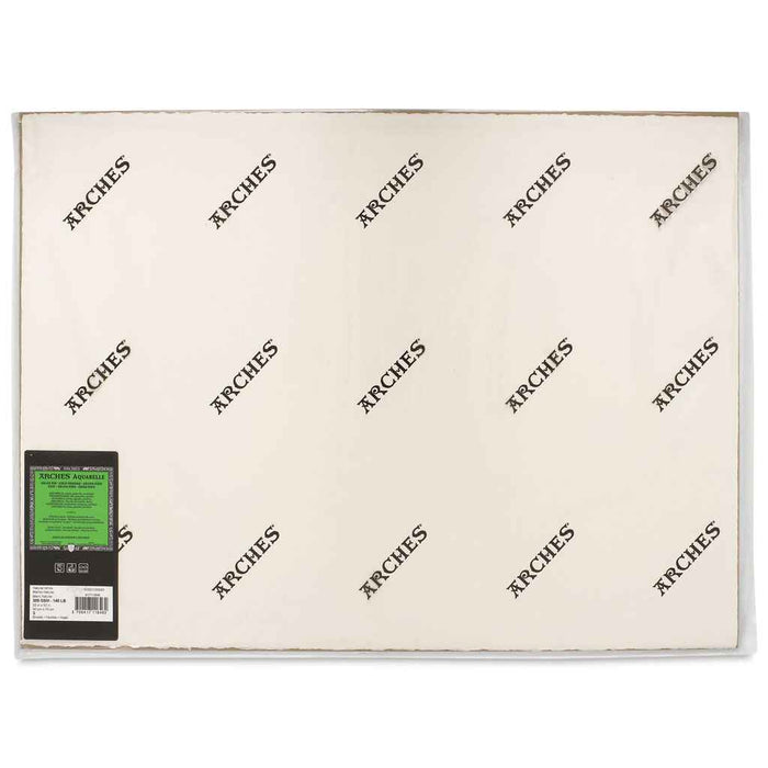 Arches Watercolor Paper Natural White, 140lb Cold Press, 22in x 30in, 3 Sheets