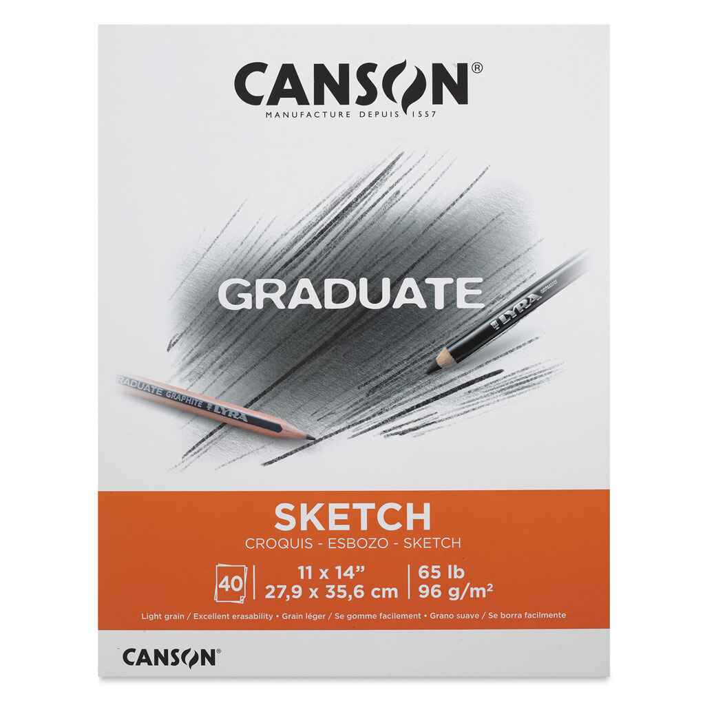 Canson Graduate Sketch Pad 11in x 14in, 40 Sheets