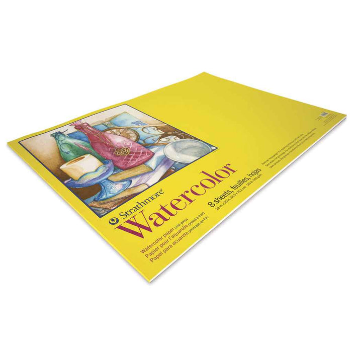 Watercolor Paper Pads 300 Series, Tape-Bound, 22in x 30in 8 Sheets