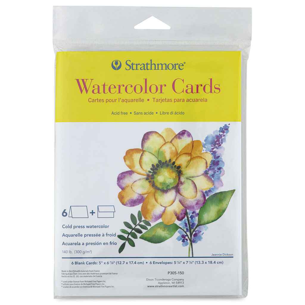 300 Series Watercolor Cards Full Size 5in x 6-7/8in