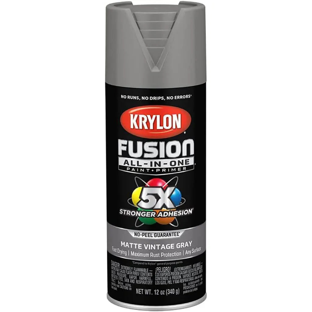 Krylon Fusion Matte Vintage Gray, 12oz
