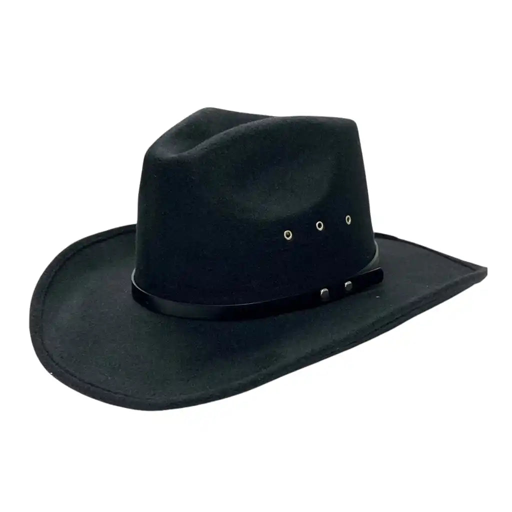 Deluxe Felt Black Cowboy