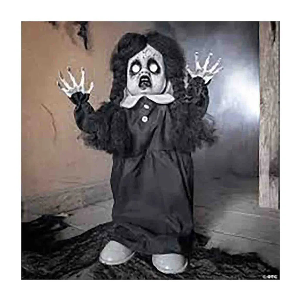 Standing Animated Leather Shoes Girl, 3ft