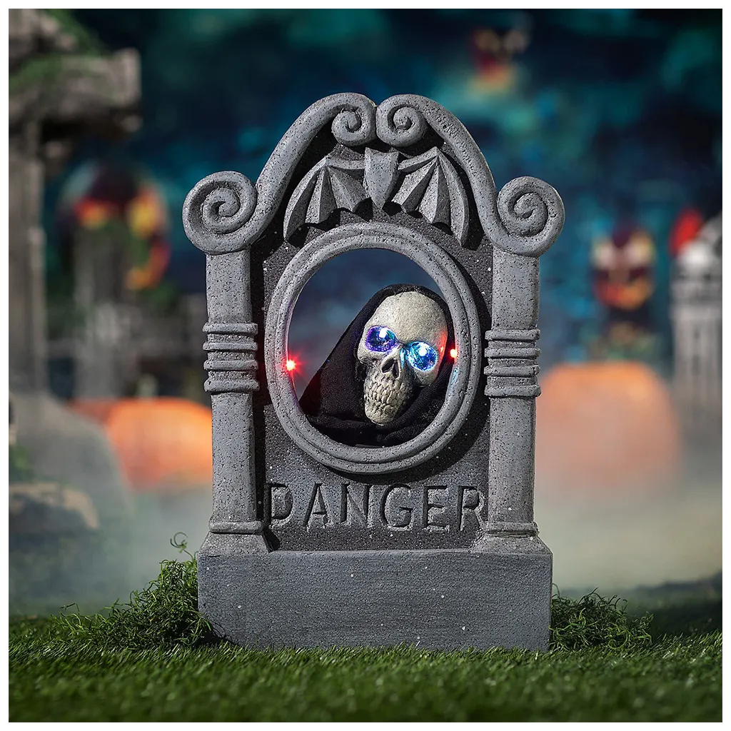 Tombstone with Head Moving, 22in