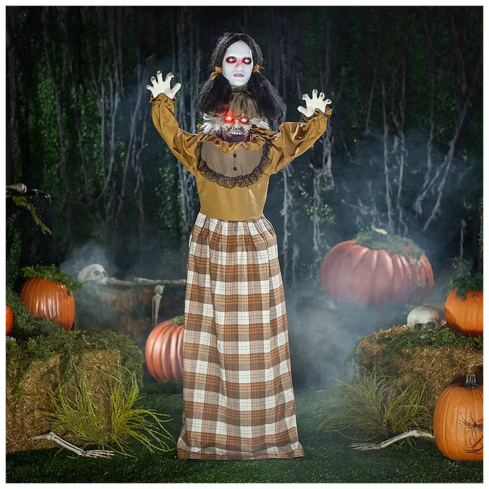 Standing Pop Up Creepy Woman, 5ft