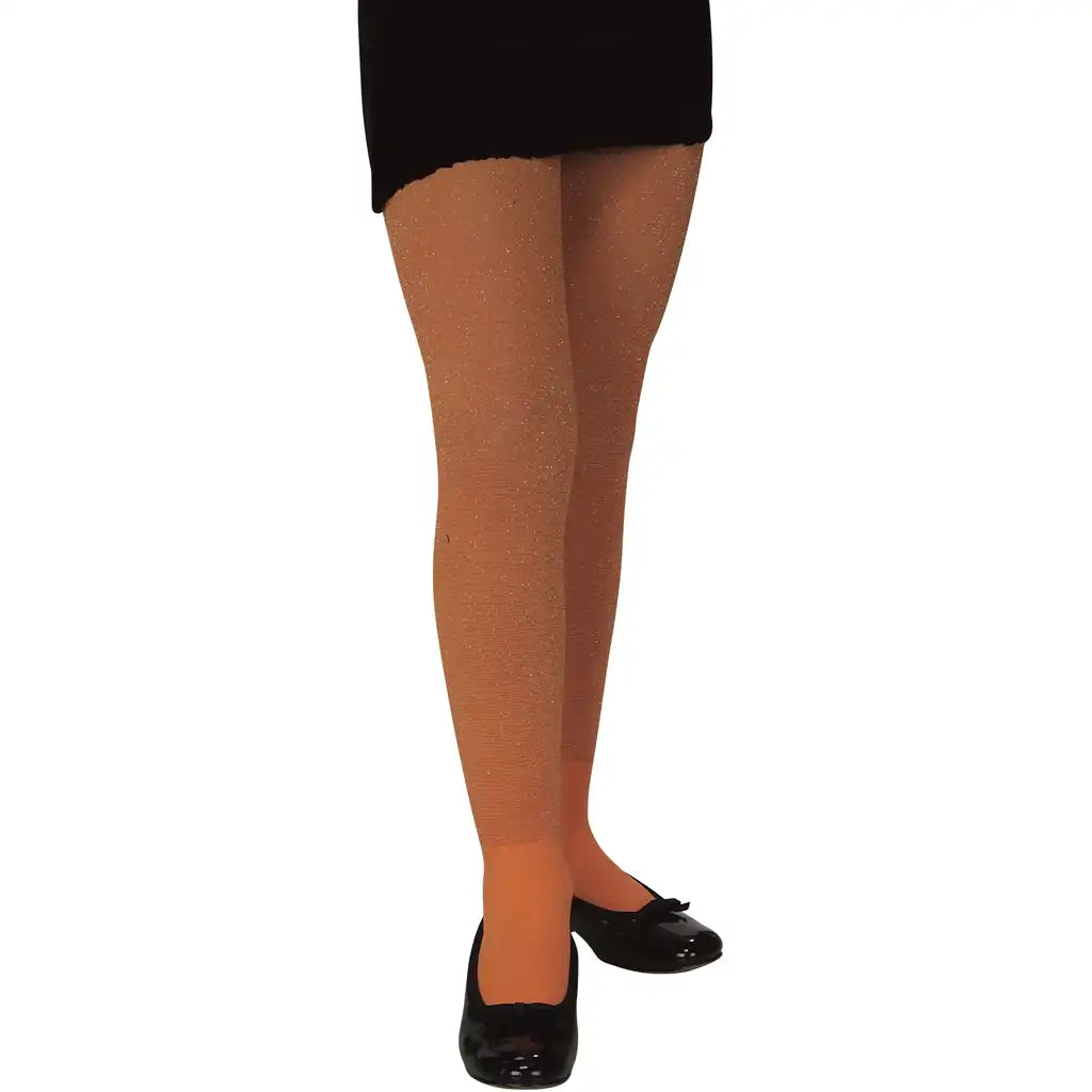 Glitter Tights, Orange