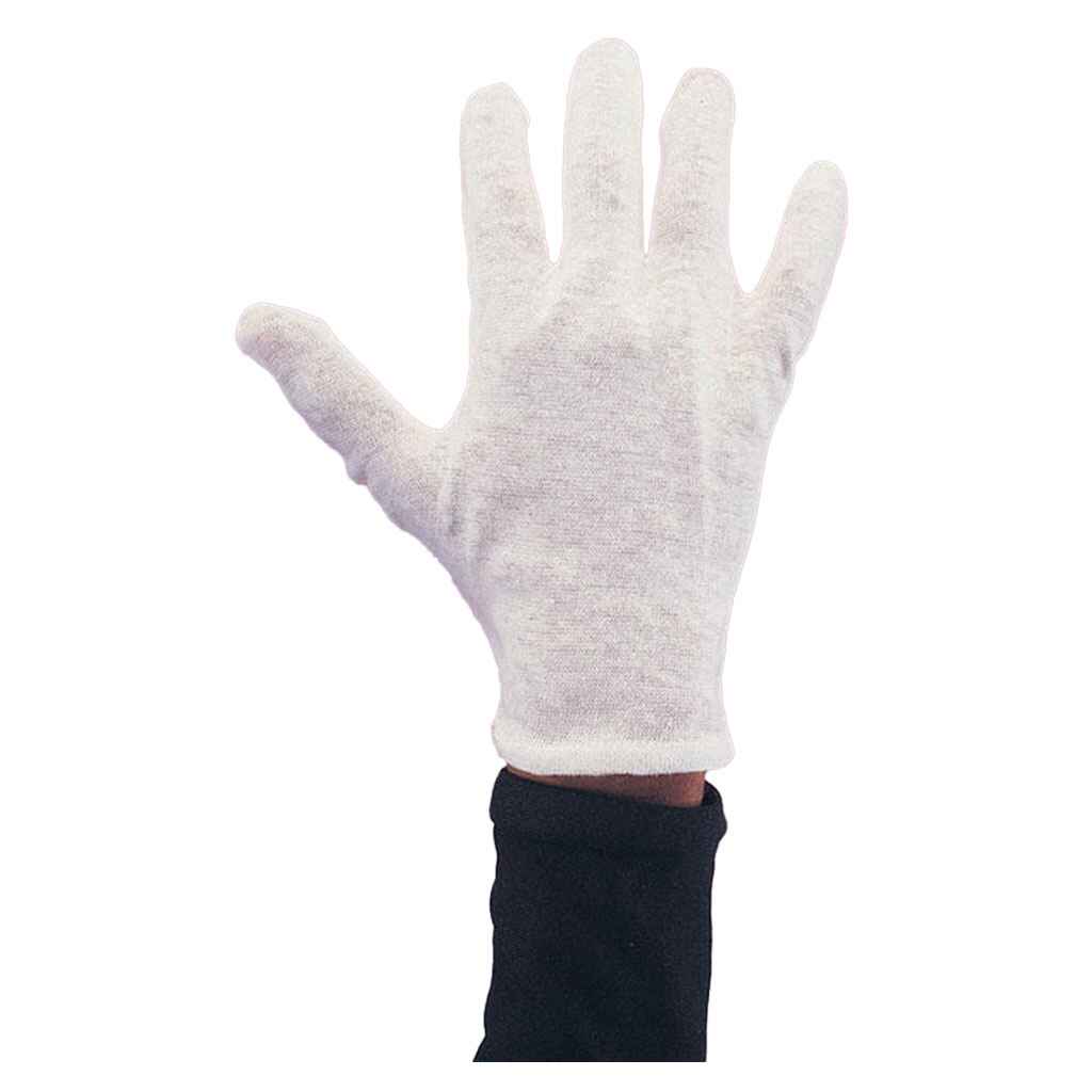 Mens Cotton Gloves, Whte
