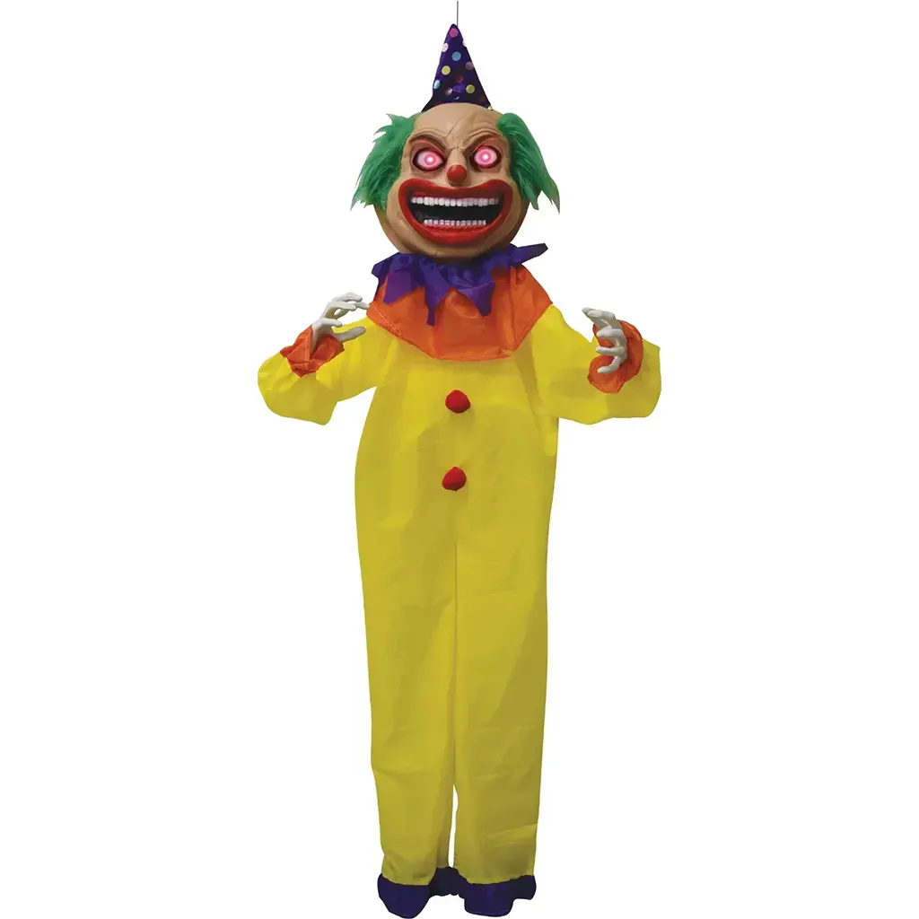 Hanging Shaking Clown, 72in