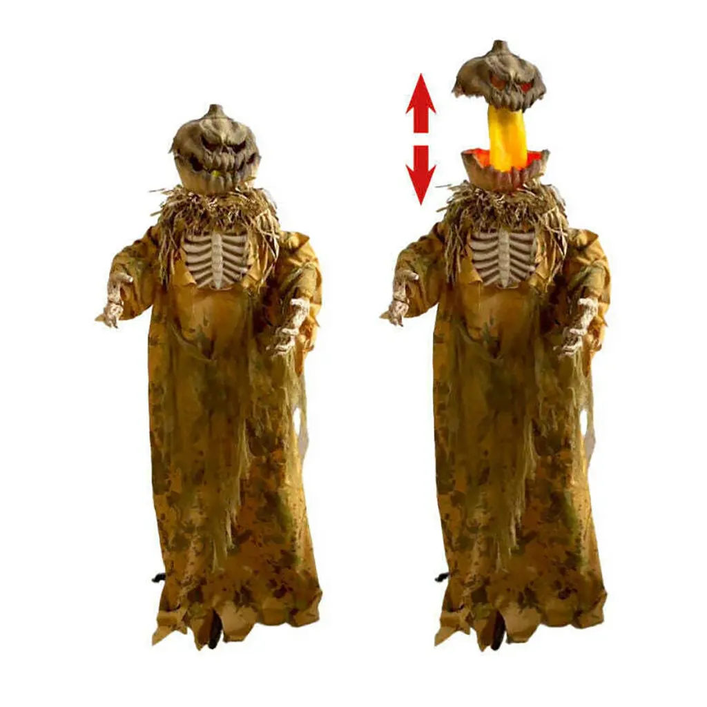 Standing Pop Up Head Pumpkin Man, 66.9in