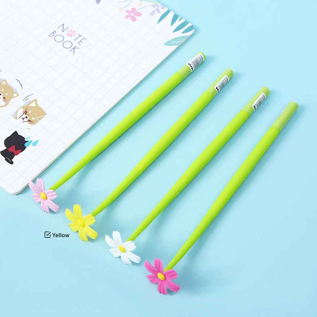 Cosmos Flower Wiggle Gel Pen