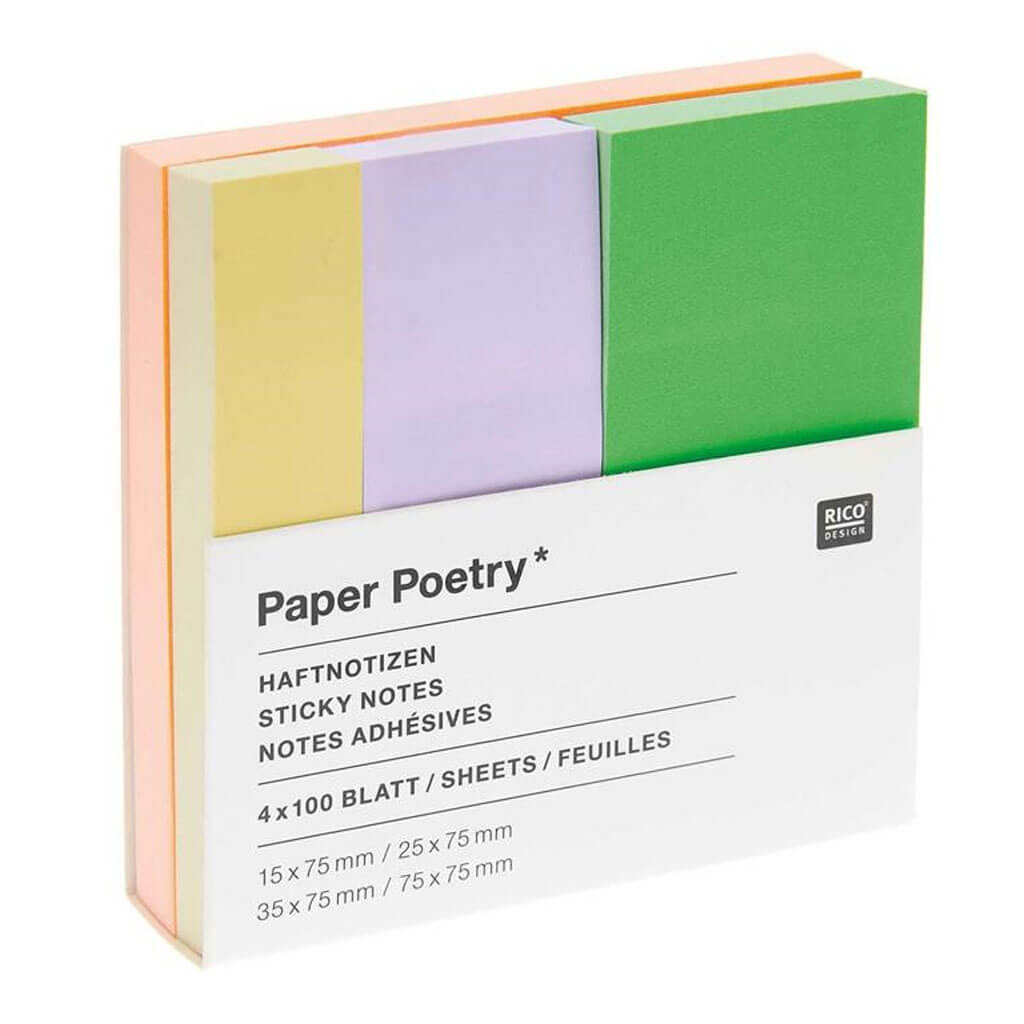 Sticky Note Sets Pastel Purple/Green Set/4