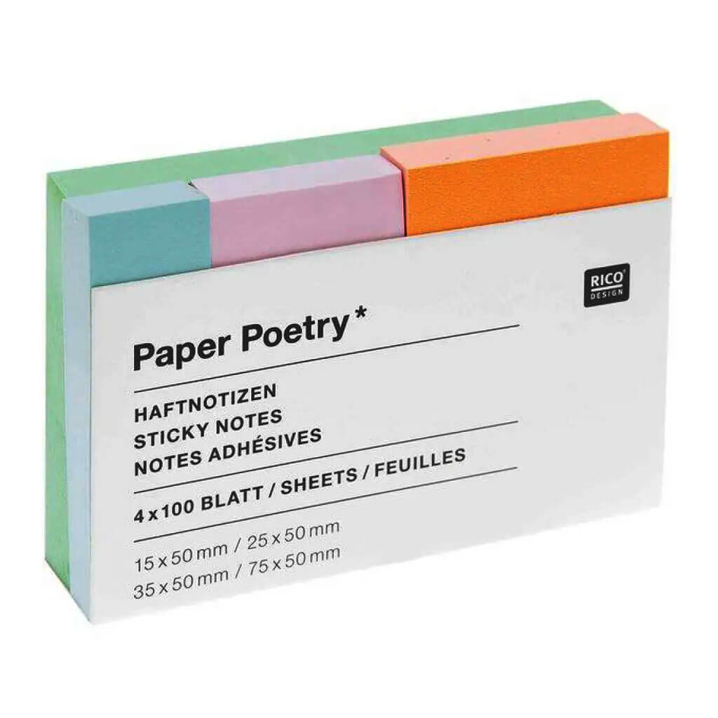 Sticky Note Sets Pastel Pink/Orange Set/4