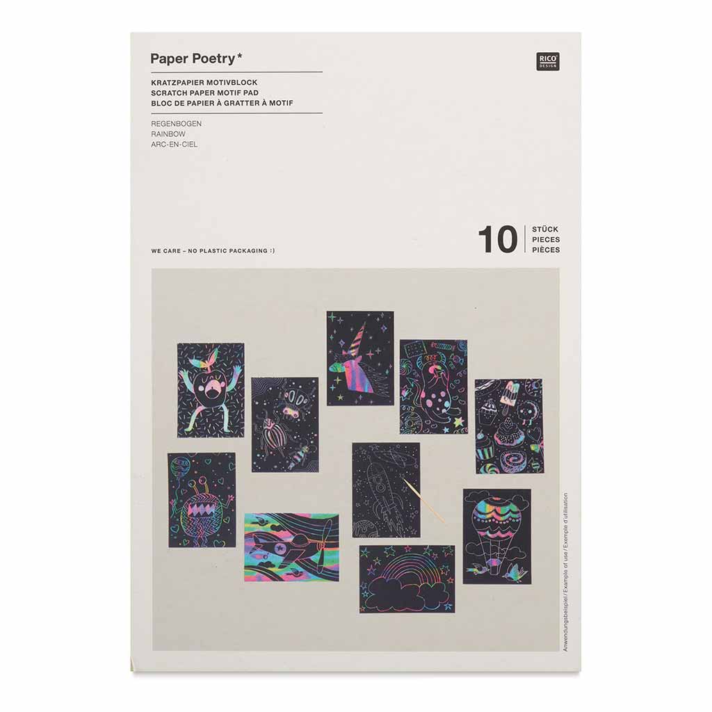 Scratch Paper Pad A5 Motif