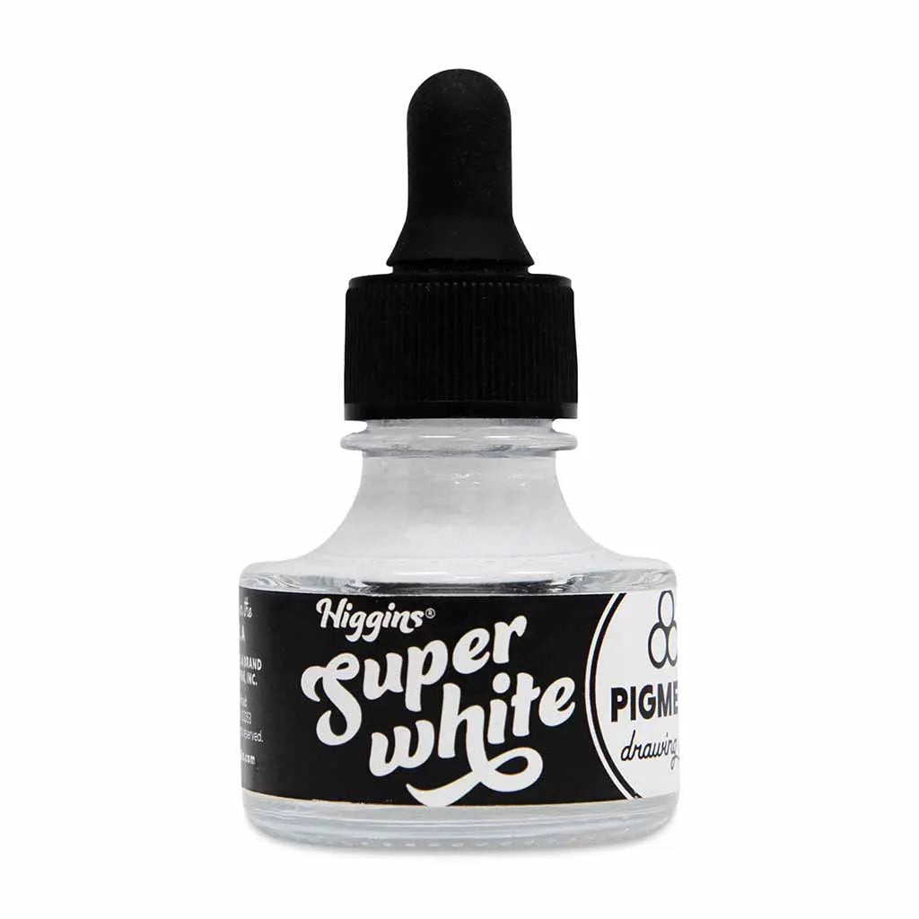 Higgins Super White Ink, 1 oz. Bottle