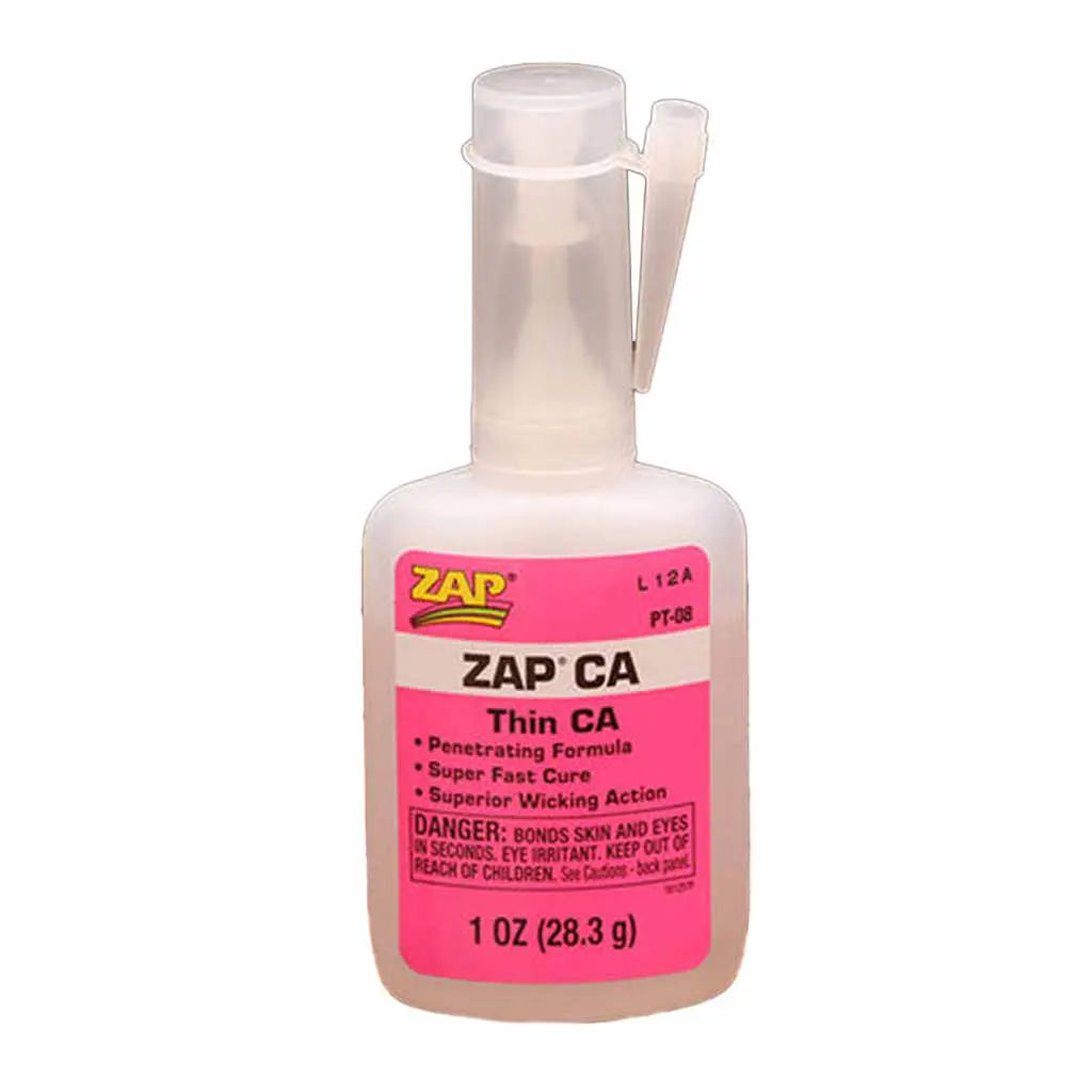 Zap Ca Adh Thin 1Oz