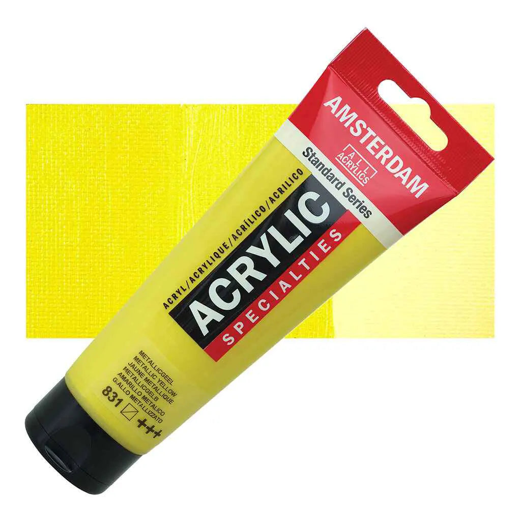 Amsterdam Standard Acrylic 120ml Metallic Yellow