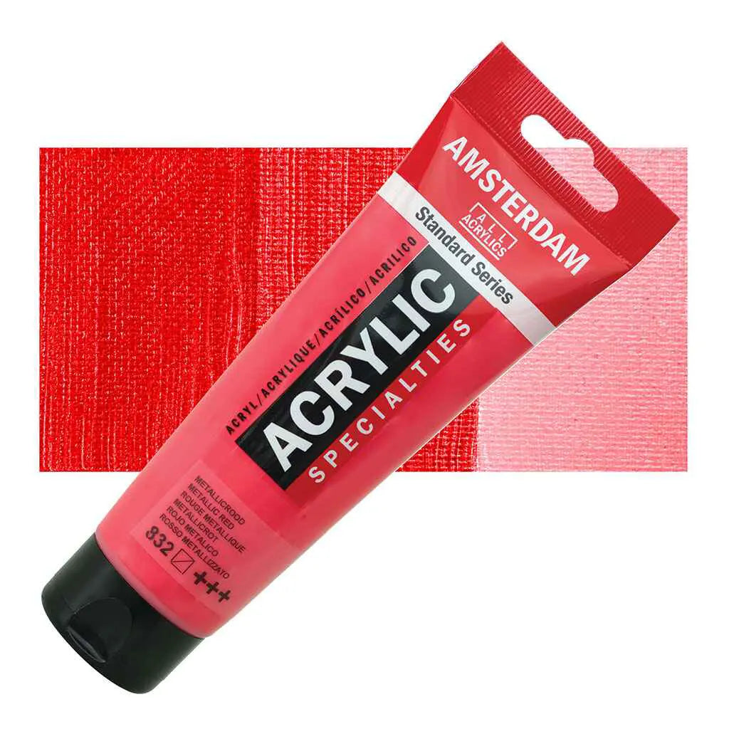 Amsterdam Standard Acrylic 120ml Metallic Red
