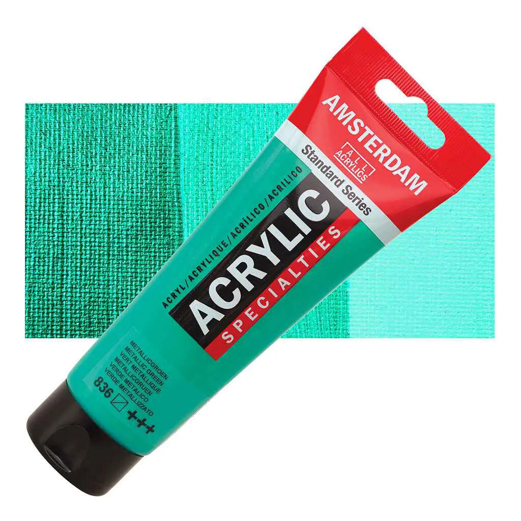 Amsterdam Standard Acrylic 120ml Metallic Green