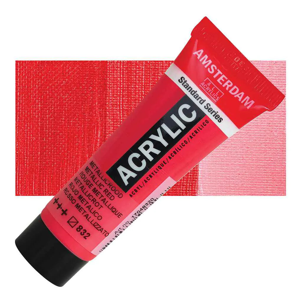 Amsterdam Standard Acrylic 20ml Metallic Red
