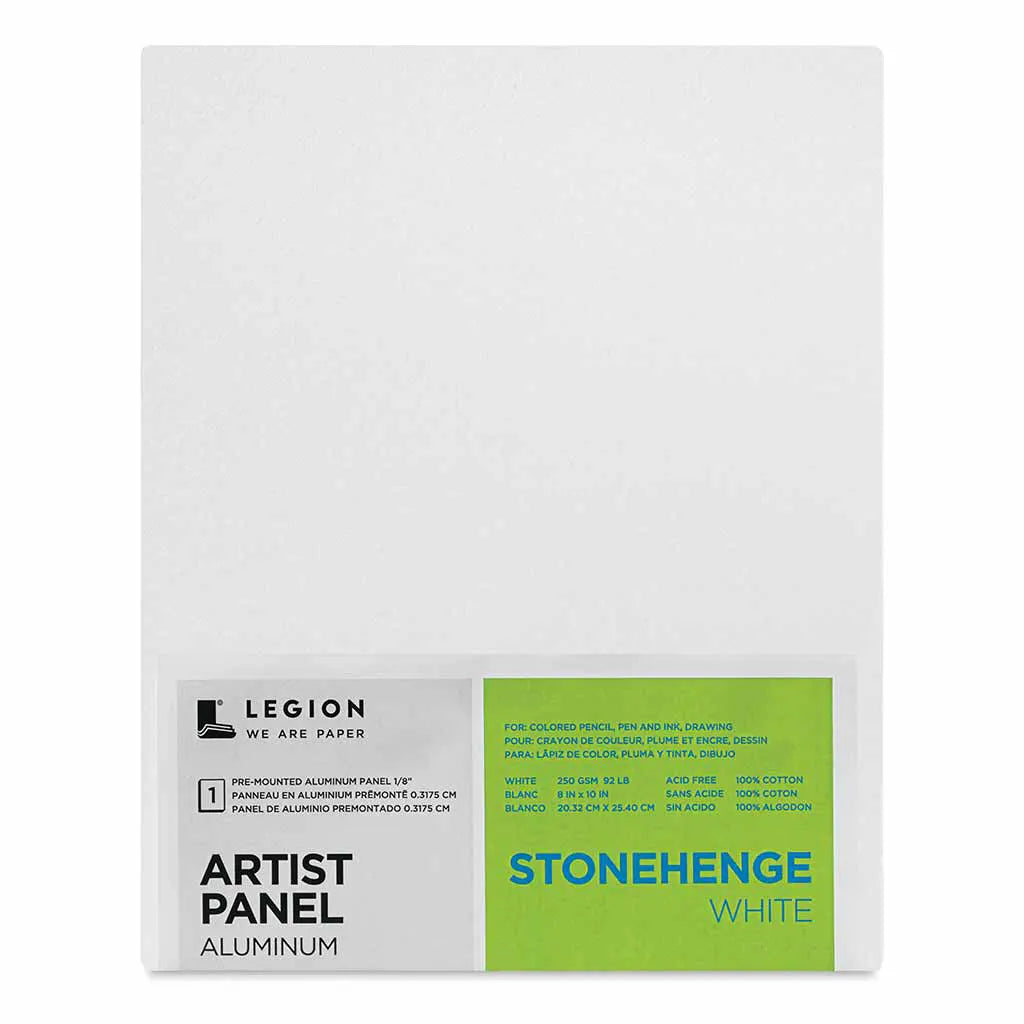 Stonehenge Aluminum-Backed White Artist Panels,