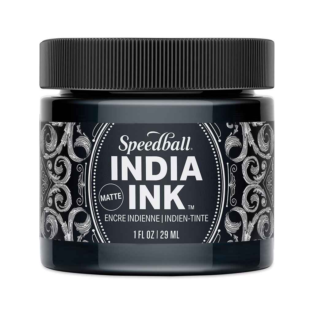 India Ink Matte Black Velvet, 1oz