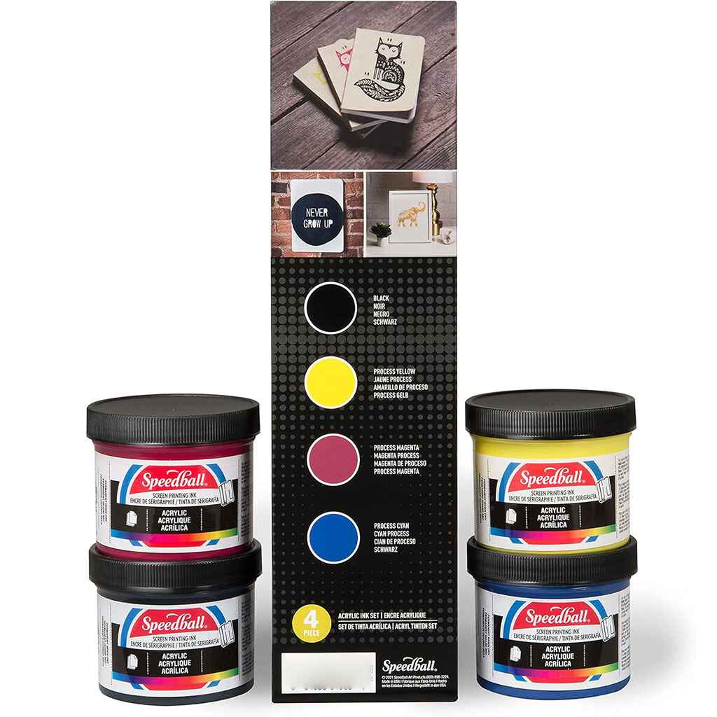 Acrylic Screen Printing Starter Set of 4