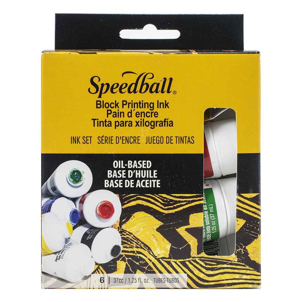 Block Printing Ink Set Oil Based