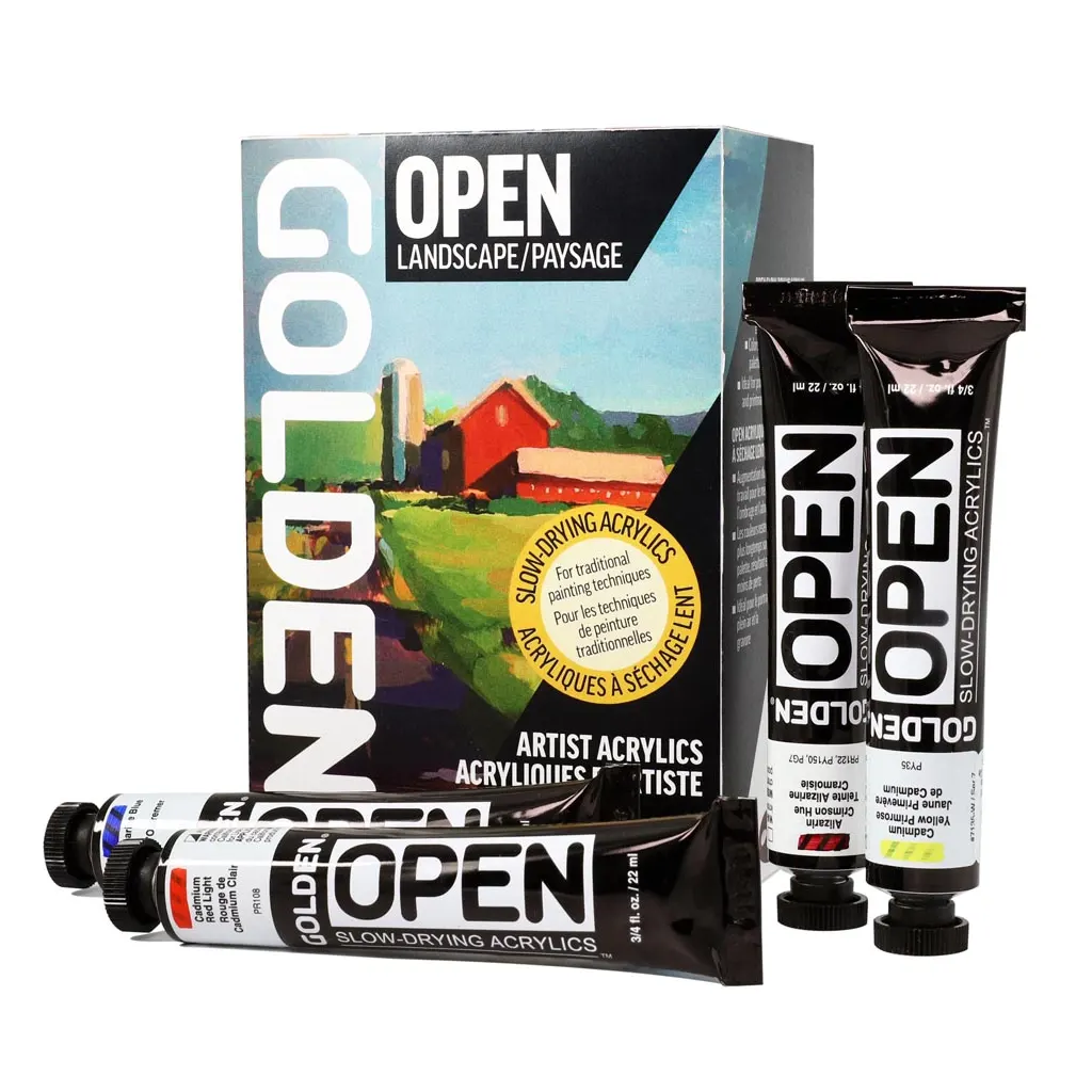 Open Acrylics Landscape Color Set of 7, 22ml
