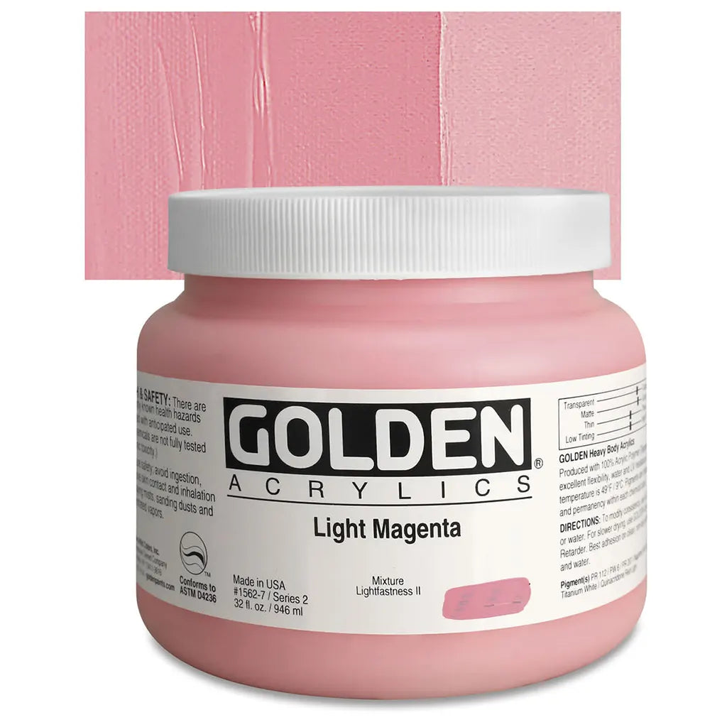 Heavy Body Acrylic SR2 32oz, Light Magenta
