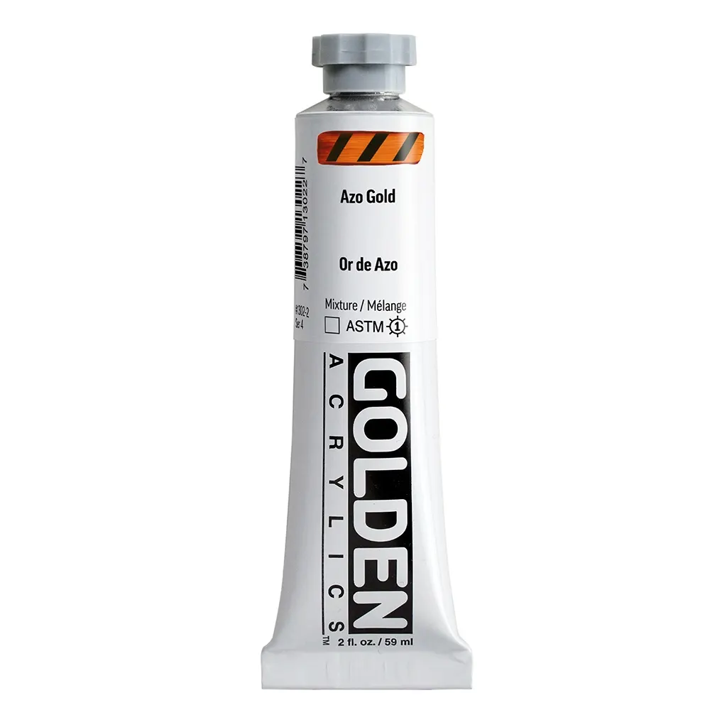 Golden Heavy Body Acrylic 2oz Azo Gold S4