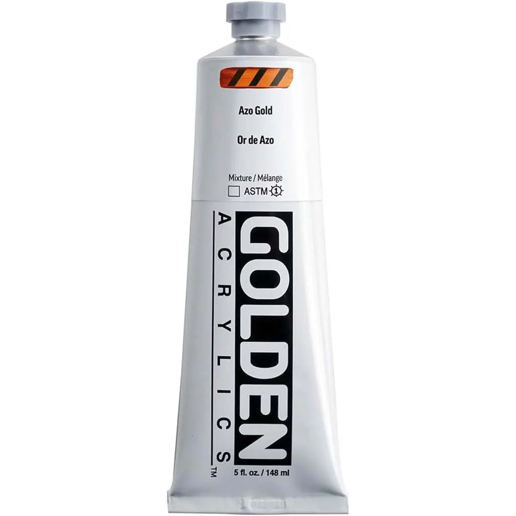 Golden Heavy Body Acrylic 5oz Azo Gold S4