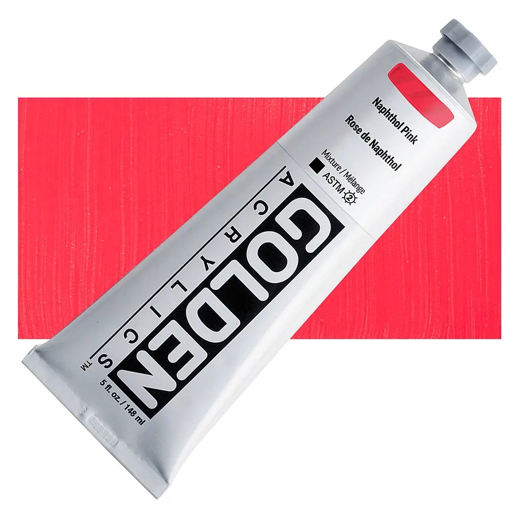Golden Heavy Body Acrylic 5oz Naphthol Pink S2