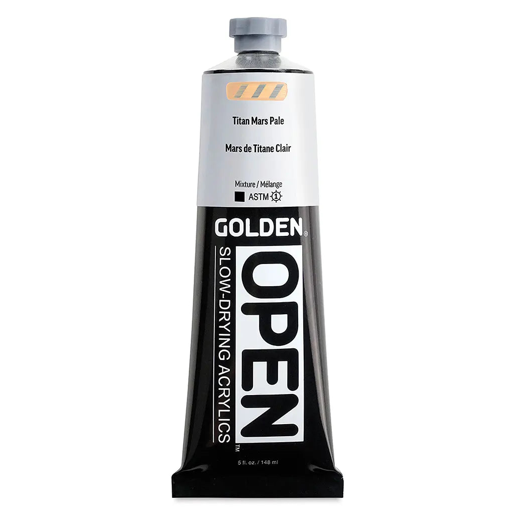 Golden OPEN Slow-Drying Acrylic Paint 5oz Titan Mars Pale S1