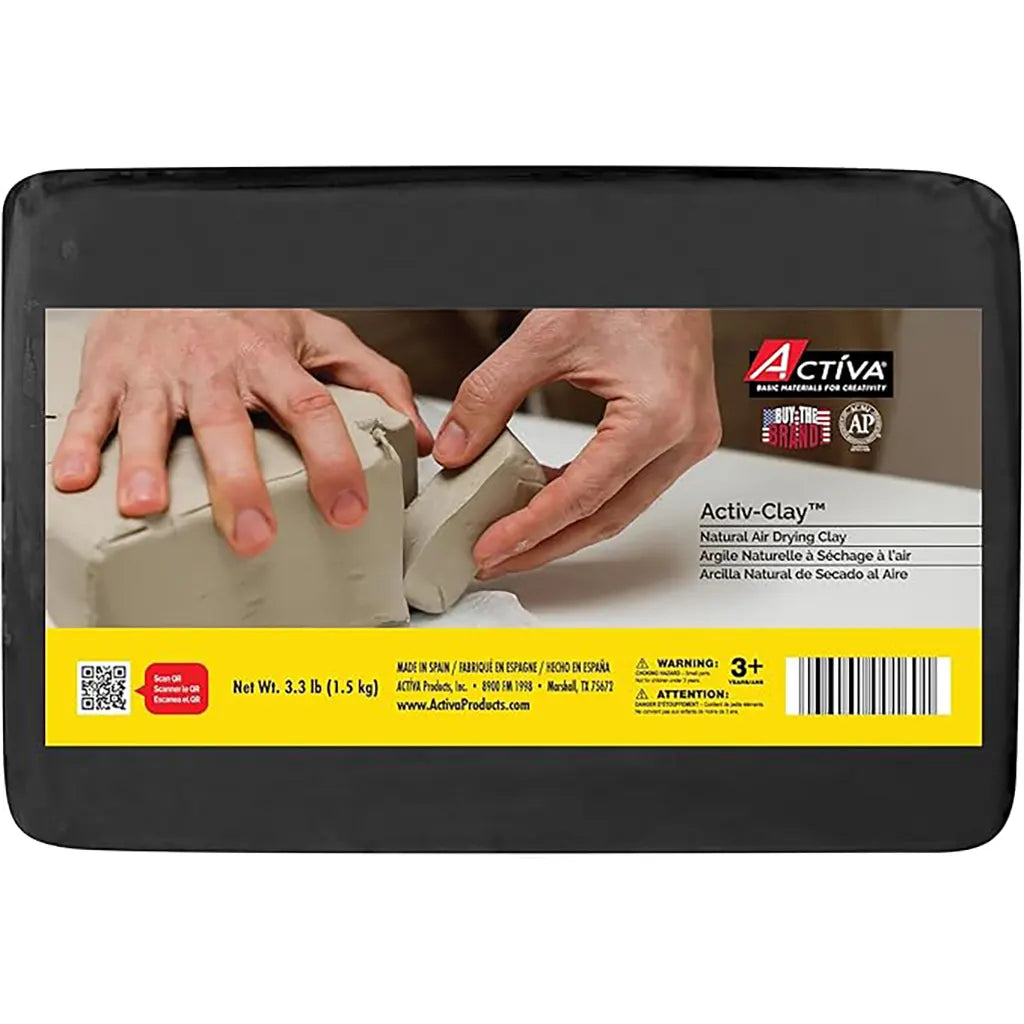 Activ-Clay 3.3 lb. (1.5 kg.) Black