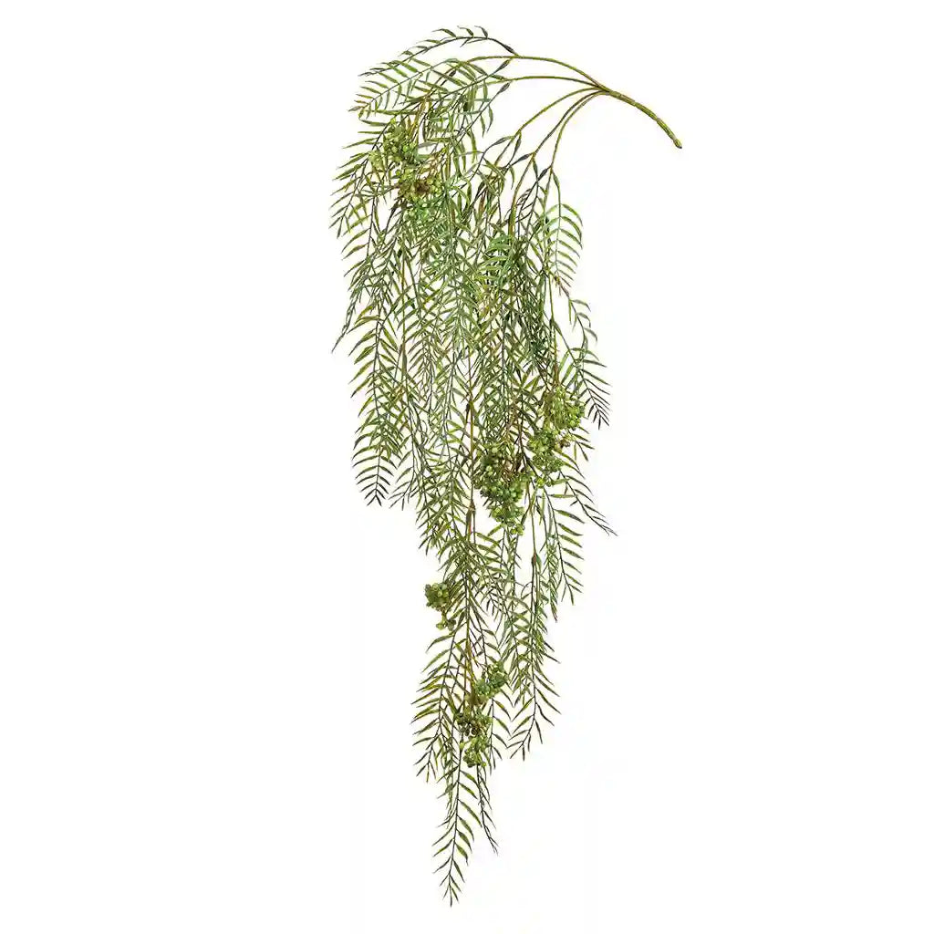 31IN Plastic Pepperberry�Hanging Vine�Green