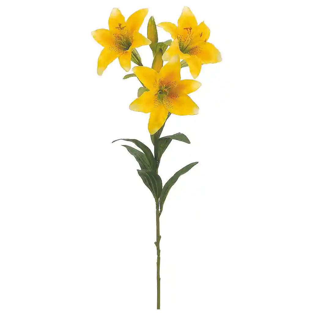 30IN Day Lily Spray Yellow