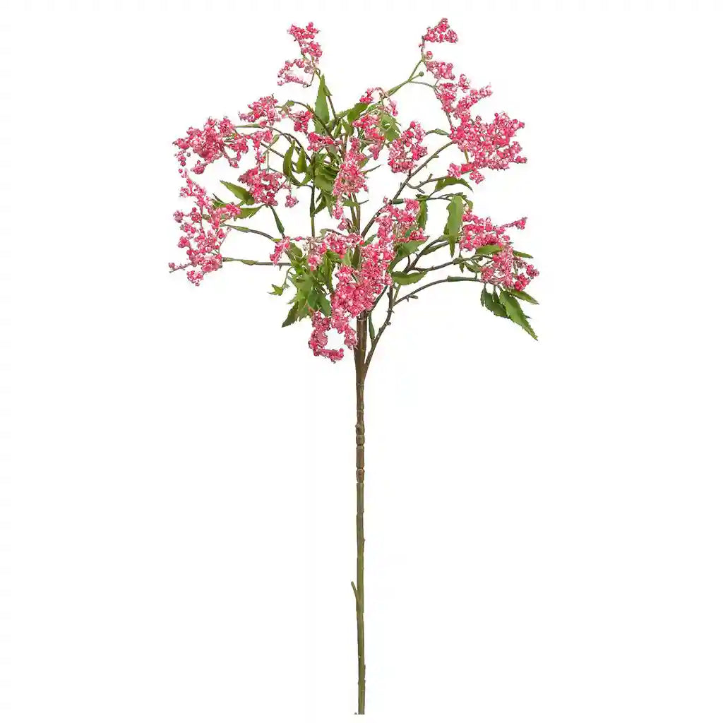 28IN Crape Myrtle Spray�Pink Dark