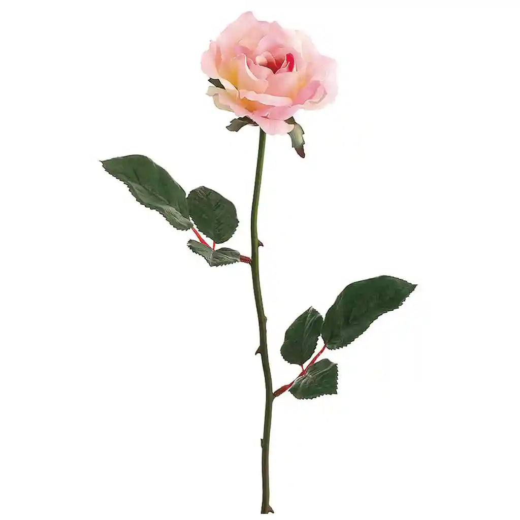 Single Medium Rose Spray, 23in