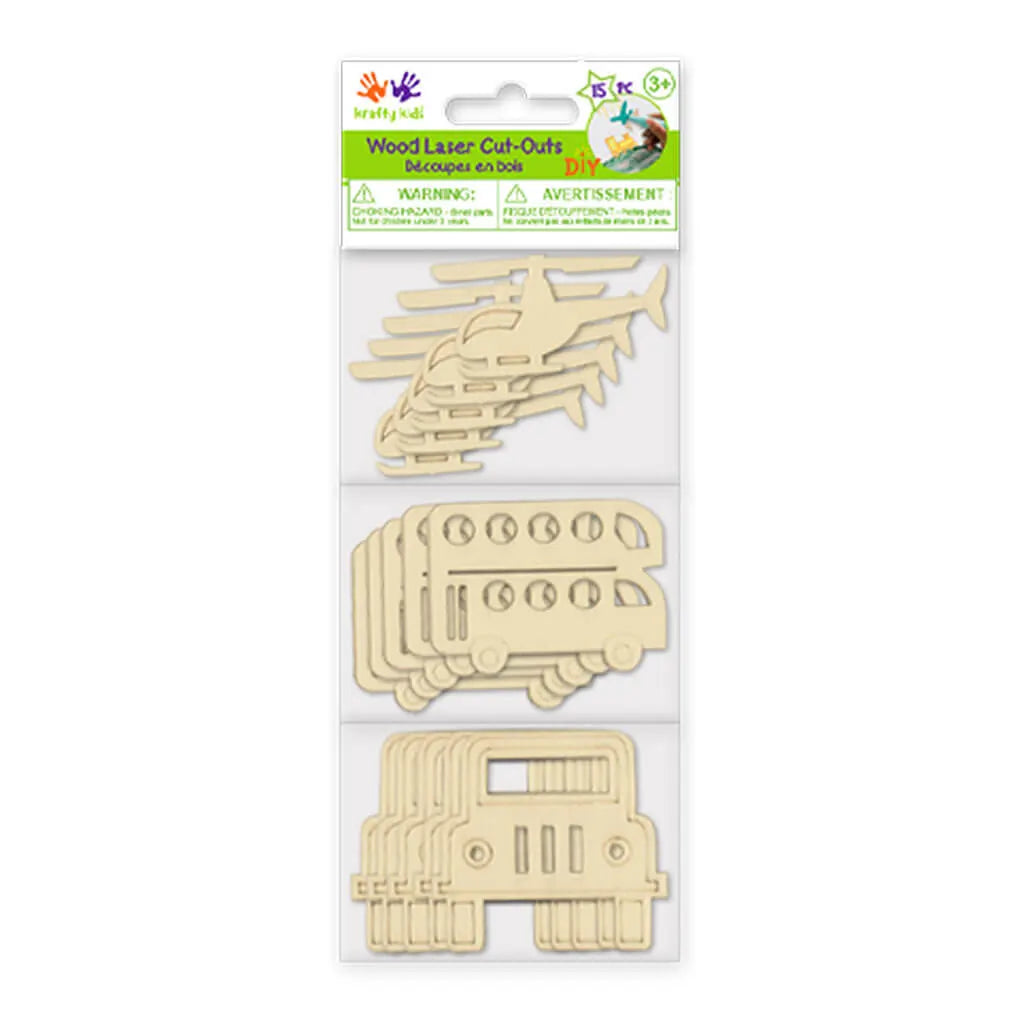 Craftwood: DIY Mini Wood Laser Cut-Outs Helicopter