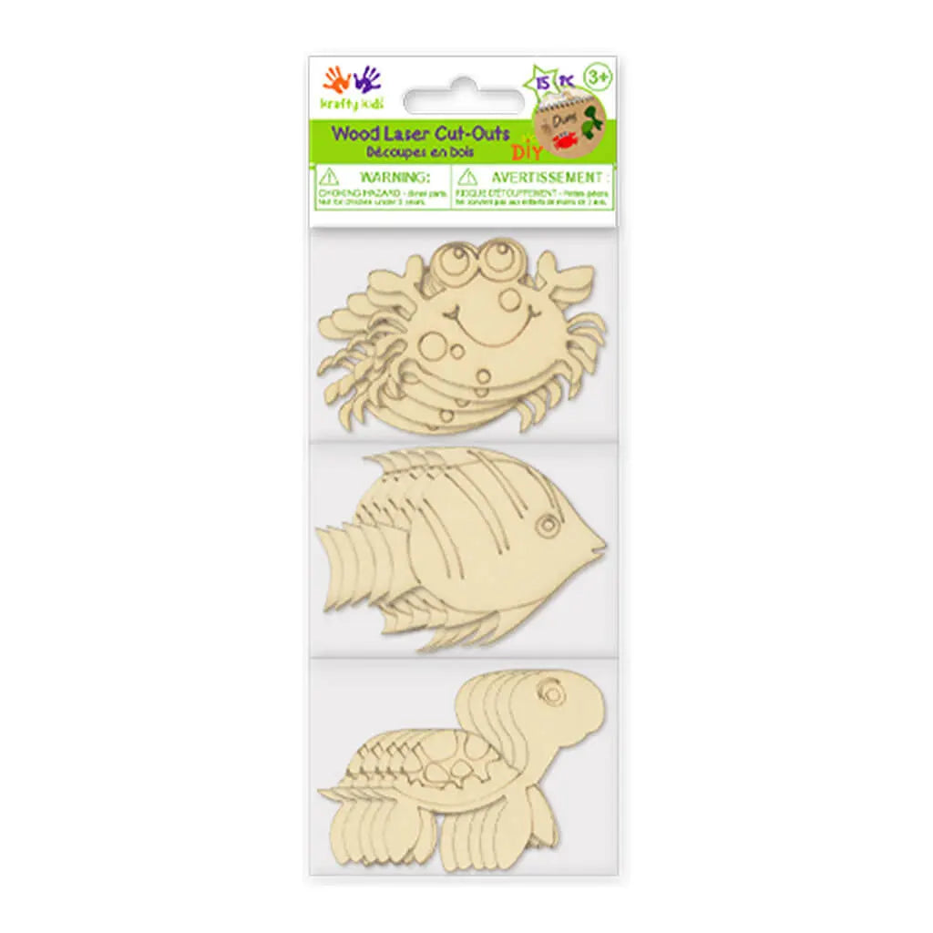 Craftwood: DIY Mini Wood Laser Cut-Outs Seahorse