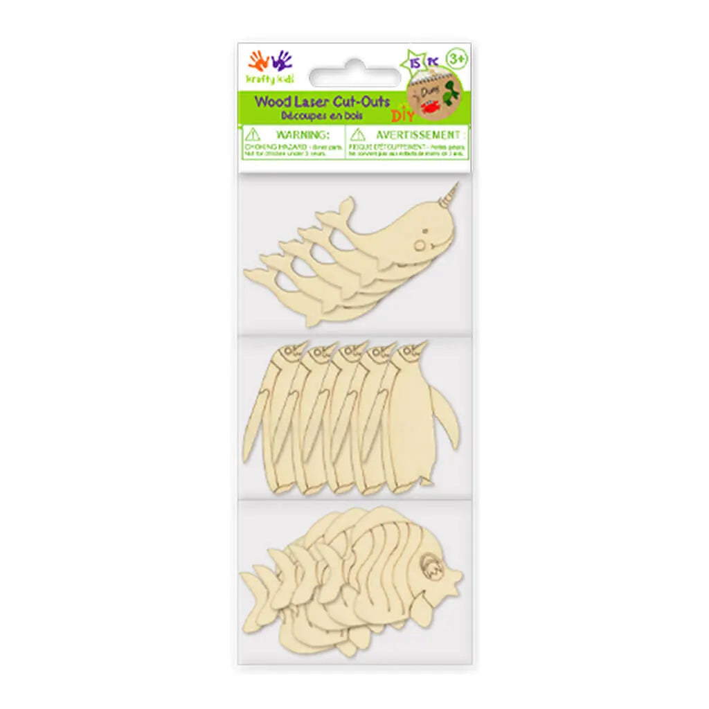 Craftwood: DIY Mini Wood Laser Cut-Outs Seahorse