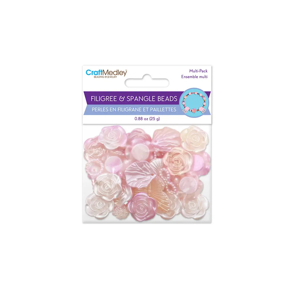 Craft Medley: 25g Filigree &amp; Spangles Elegance Mix Beauty Blend