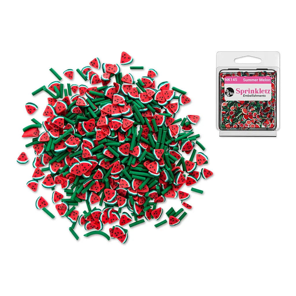 Craft Medley: 12g Sprinkletz Mini Clay Confetti Embellishments  NK145 Summer Melon